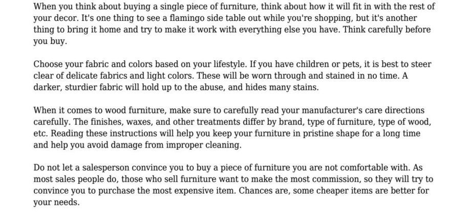 How to choose good furniture, good inexpensive, which manufacturer&#8217;s furniture is better