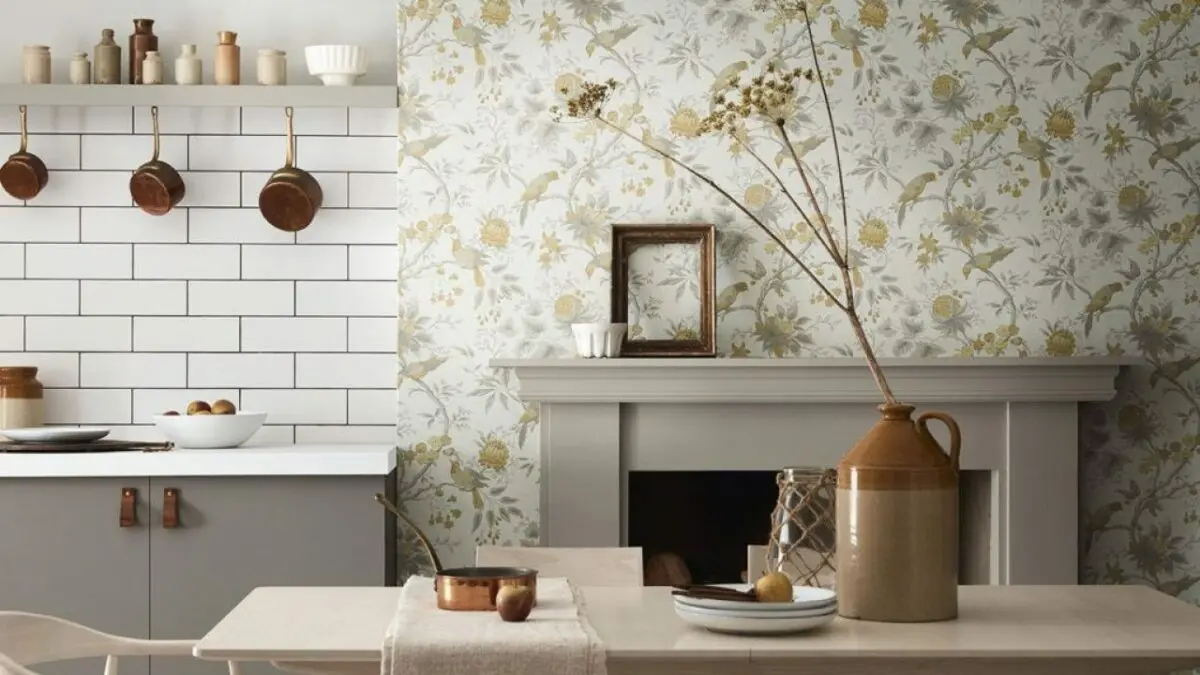 How to choose wallpaper for the kitchen, what color should they be