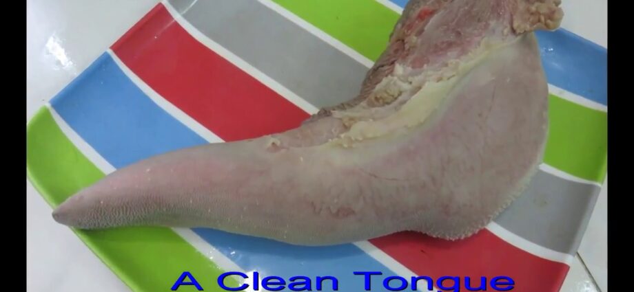 How to clean a beef tongue: video tips