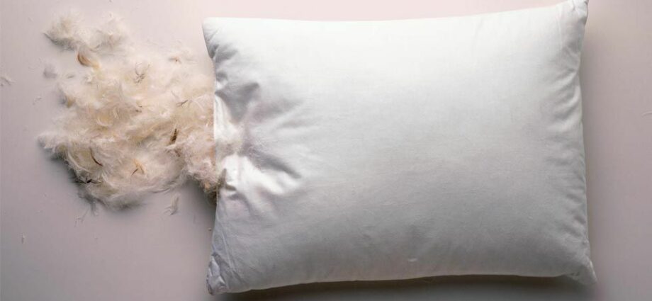 How to clean a feather pillow