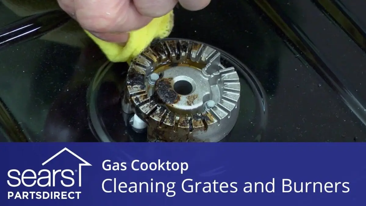 How to clean a gas stove burner