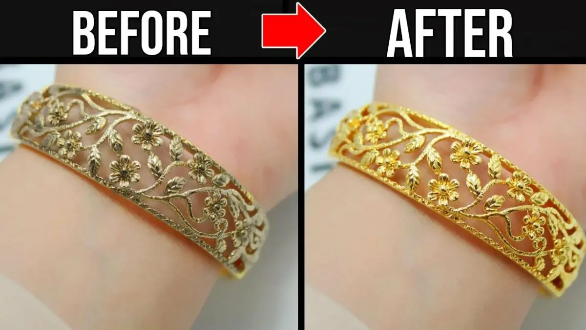 How to clean a gold bracelet