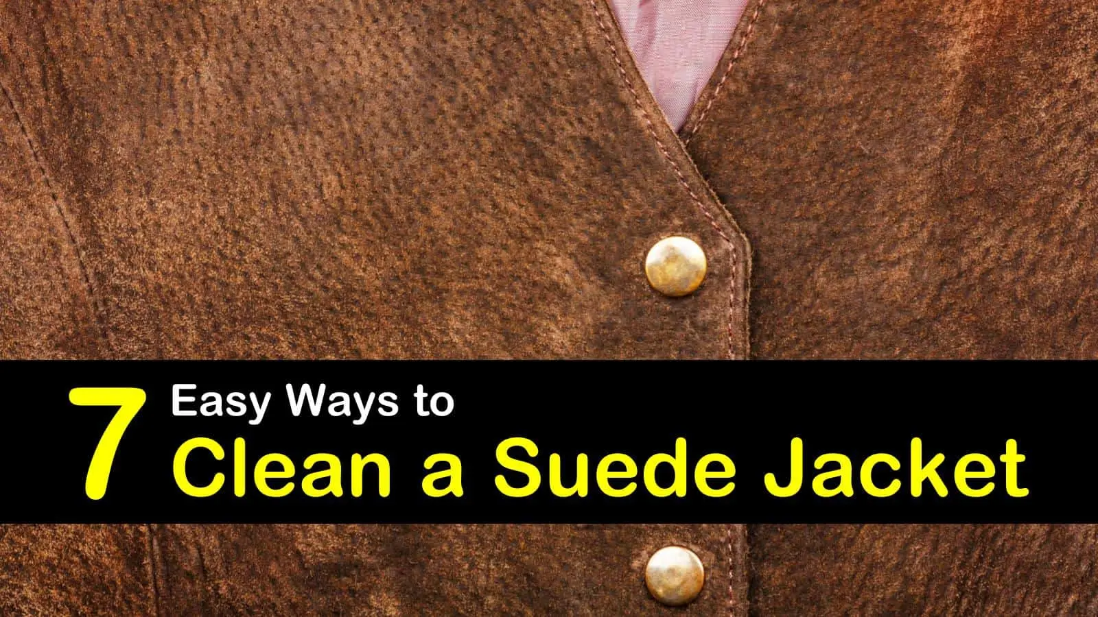 How to clean a suede jacket at home, clean the collar