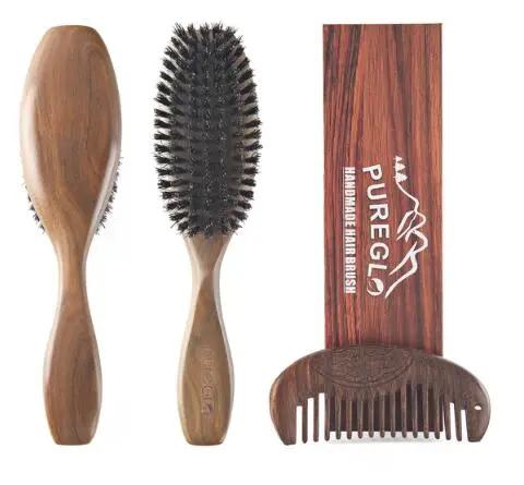 How to clean a wood, plastic and bristle comb