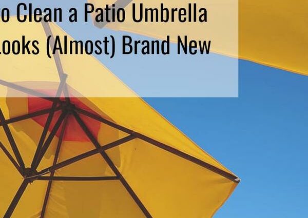 How to clean an umbrella at home, what to do if the umbrella is dirty