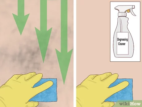 How to clean the walls in a bath from soot