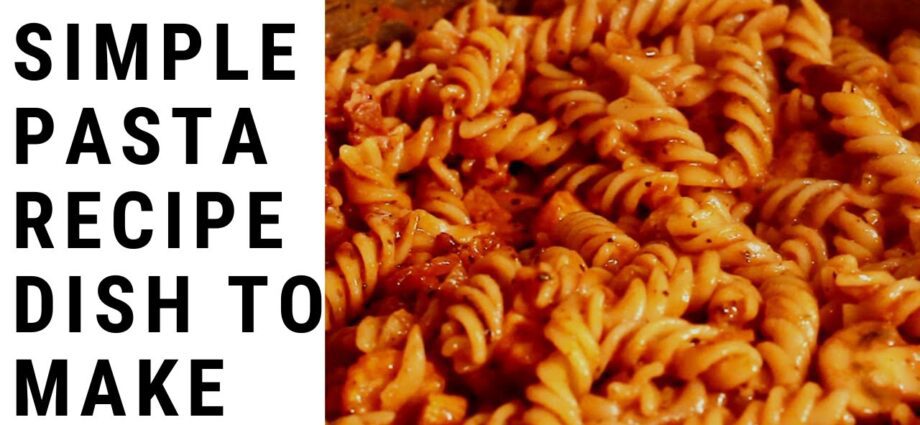 How to cook pasta: a recipe for beginners. Video