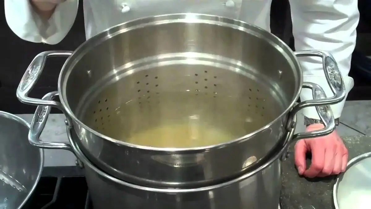 How to cook pasta in a double boiler? Video