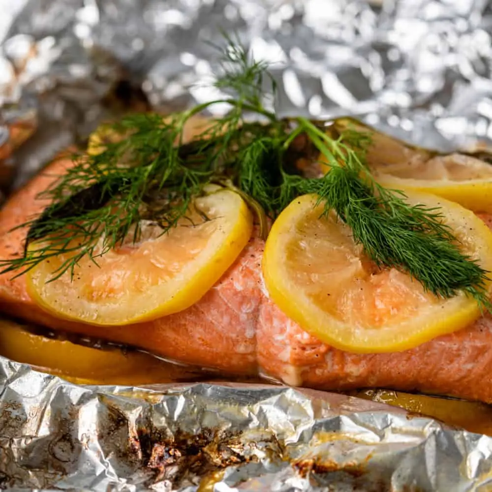 How to cook salmon in foil. Video recipe