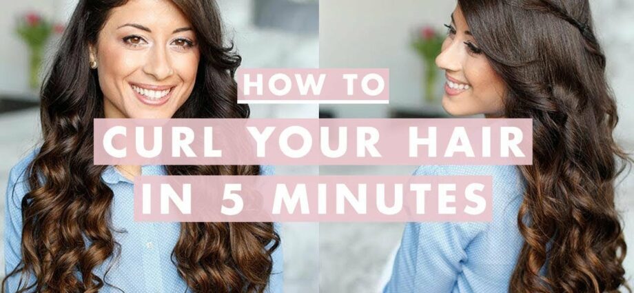 How to make curls at home? Video