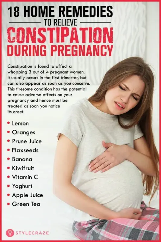 How to deal with constipation during pregnancy