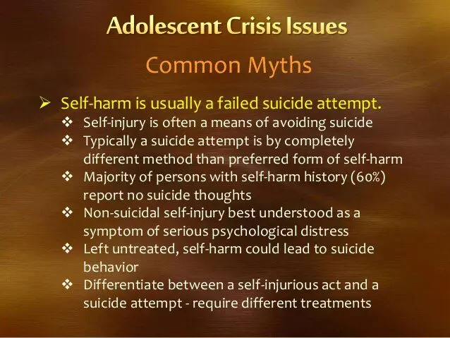 How to deal with the adolescent crisis?