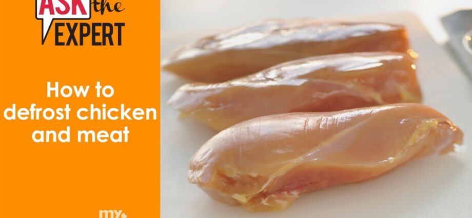 How to defrost chicken quickly? Video Tips