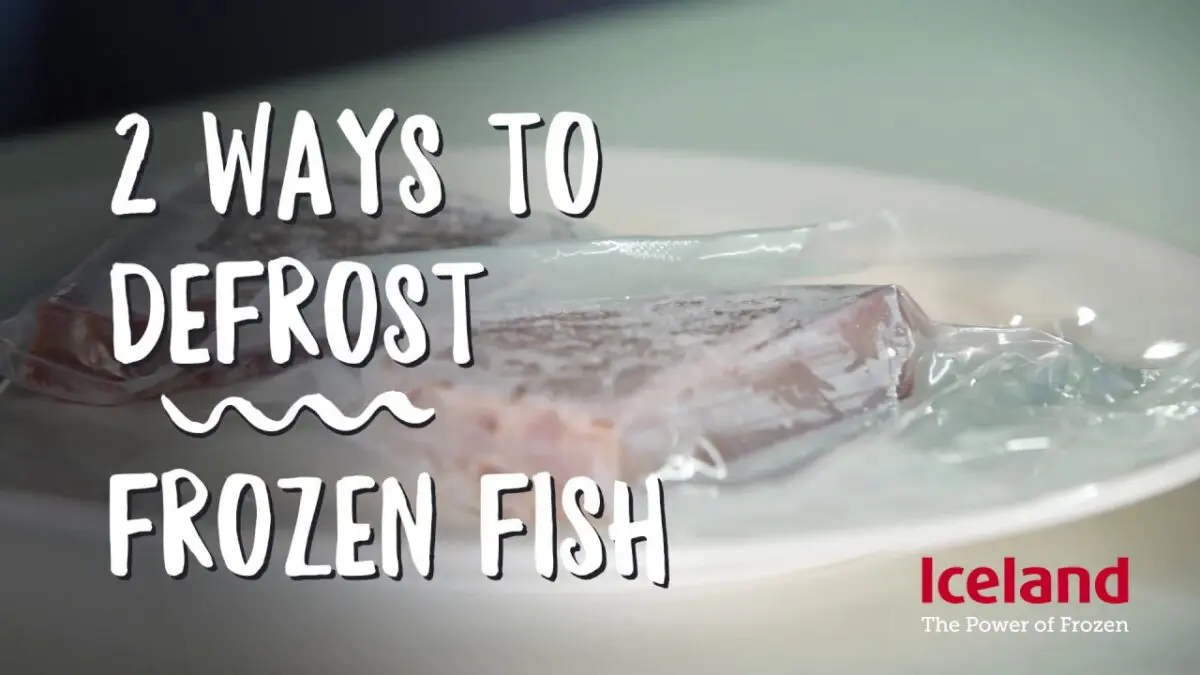 How to defrost fish: a quick way. Video