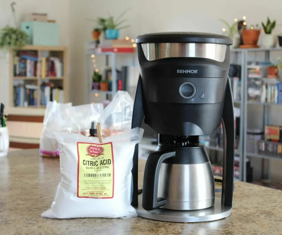 How to descale a coffee maker with citric acid