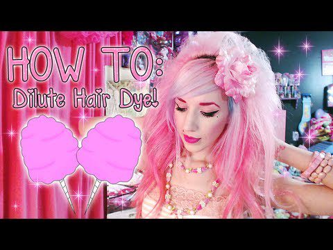 How to dilute hair dye. Video tutorial