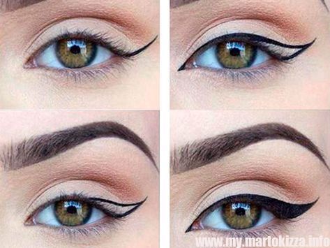 How to draw arrows on the eyes. Video