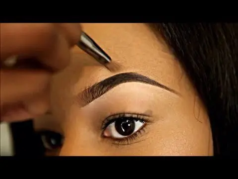 How to draw eyebrows. Video
