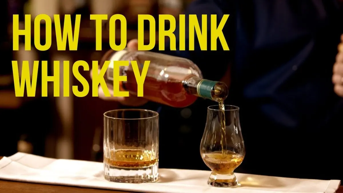 How to drink whiskey properly. Video tutorial