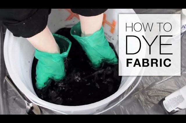 How to dye fabric. Video Tips