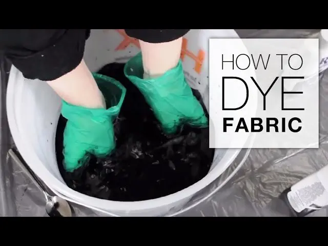 How to dye fabric. Video Tips