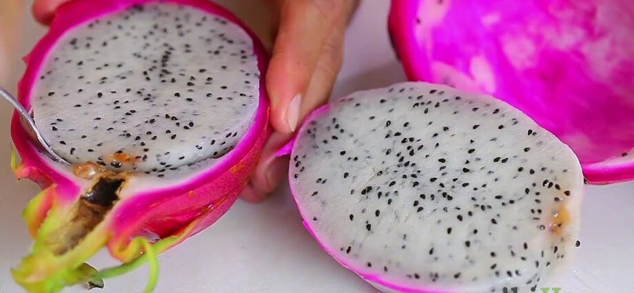 How to eat pitahaya: properly peel ripe, red and white