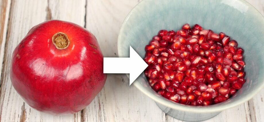 Hur man äter granatäpple korrekt: med frön eller inte är det användbart