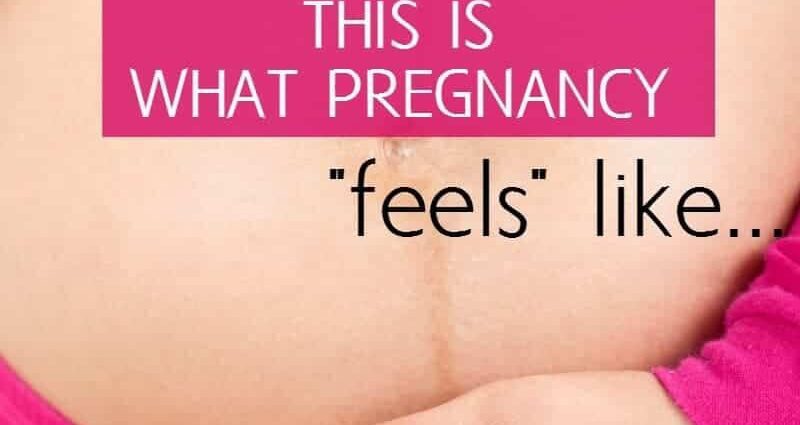 How to explain to a man how a pregnant woman feels