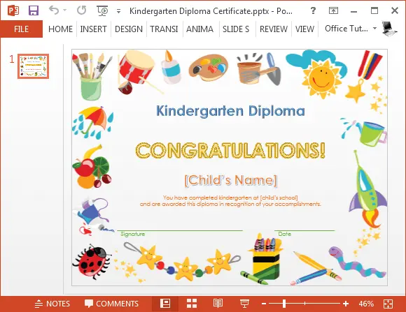 How to get a certificate for kindergarten without nerves