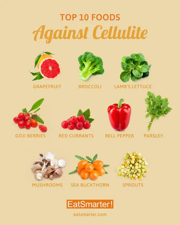 How to get rid of cellulite with diet: anti-cellulite foods