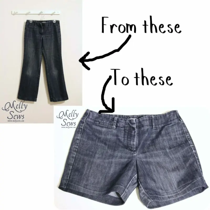 How to hem shorts at home