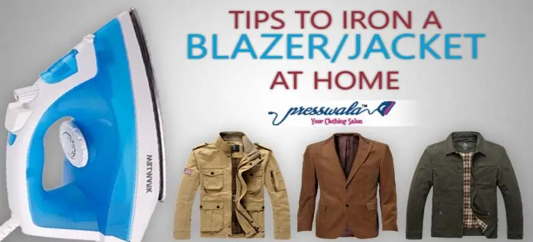 How to iron a jacket with an iron at home