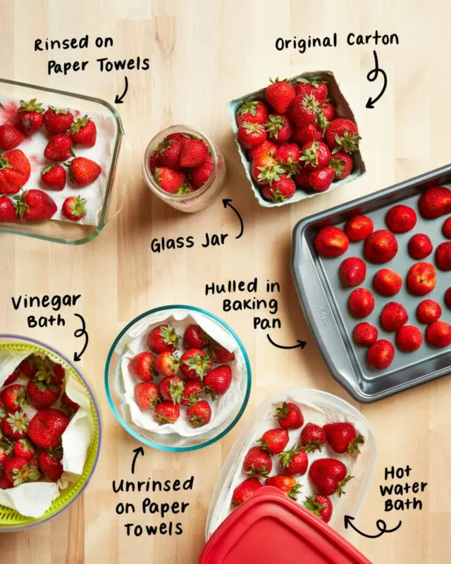 How to keep strawberries fresh, how to keep strawberries