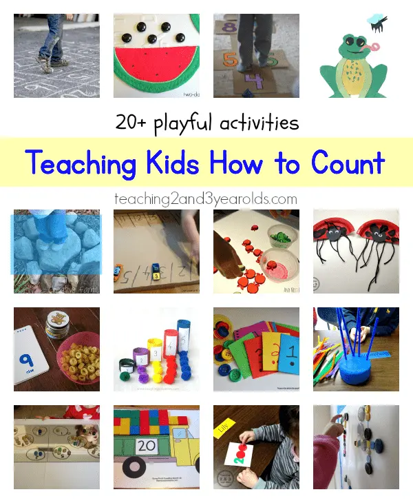 How to learn numbers with a child in a playful way