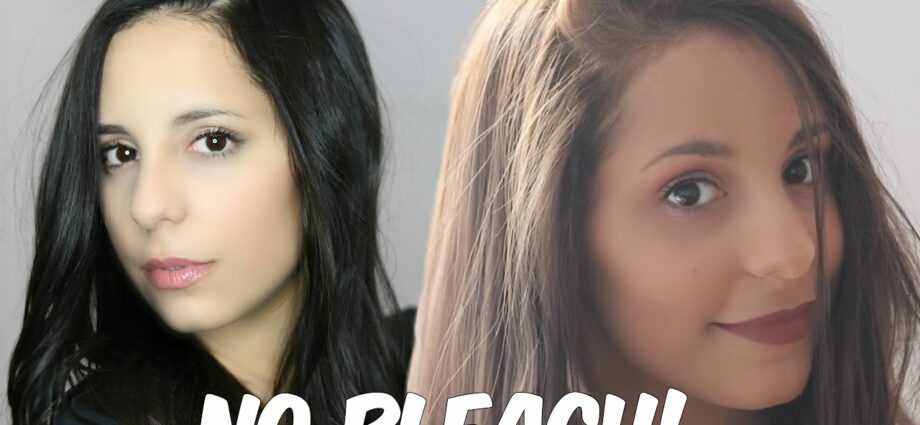 How to lighten black hair. Video