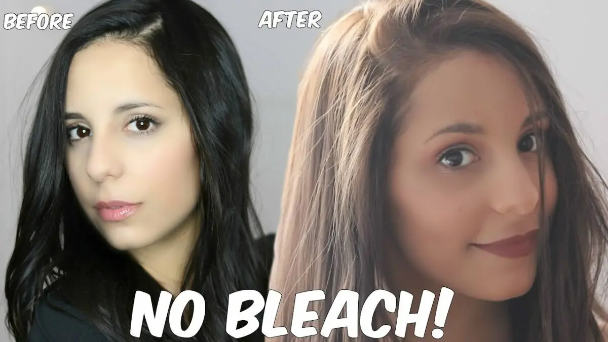 How to lighten black hair. Video