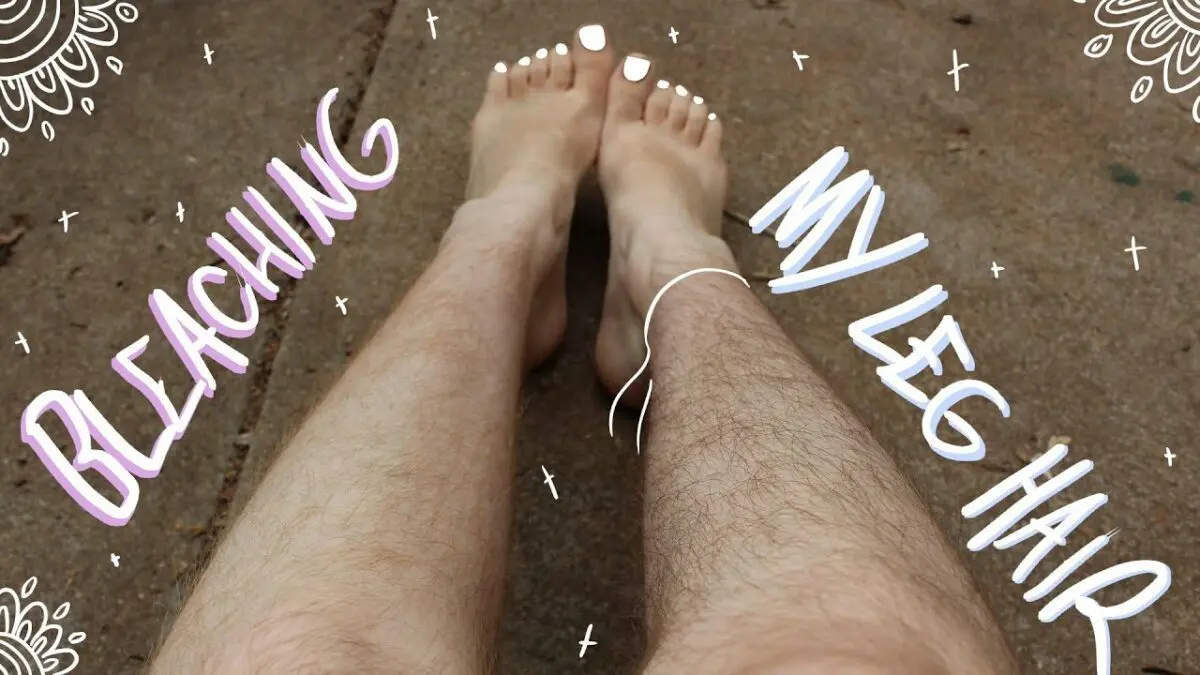 How to lighten leg hair. Video