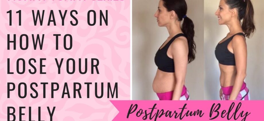 How to lose weight after childbirth &#8211; personal experience, menu, training