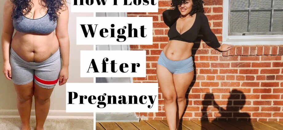 How to lose weight after pregnancy: video