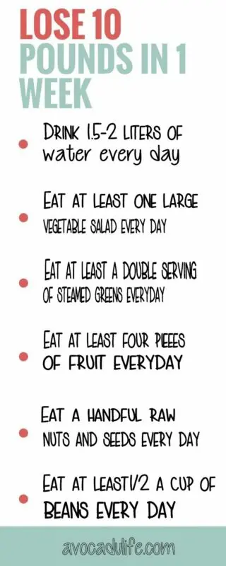 How to lose weight in a week? Video