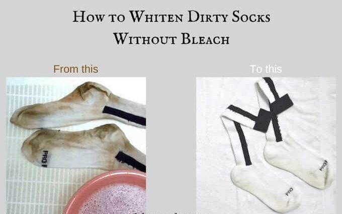 Como lavar meias brancas na máquina