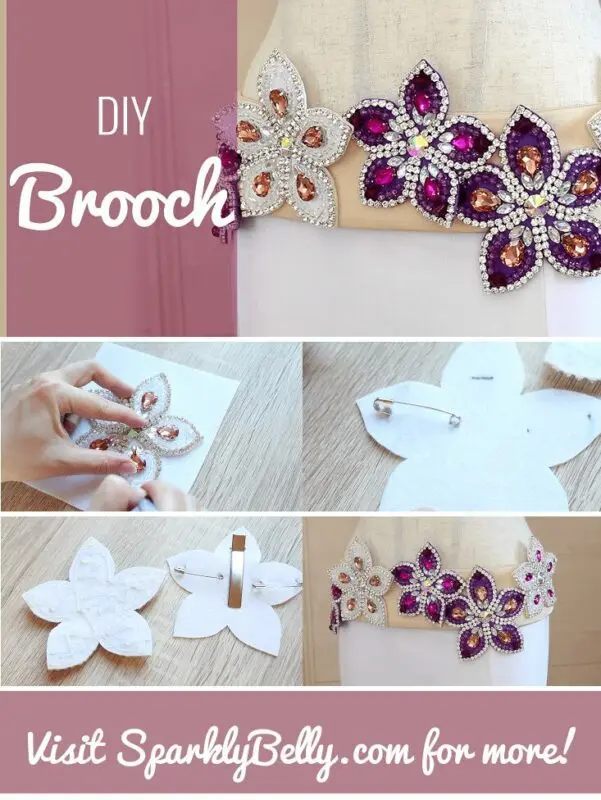 how to make a brooch with your own hands