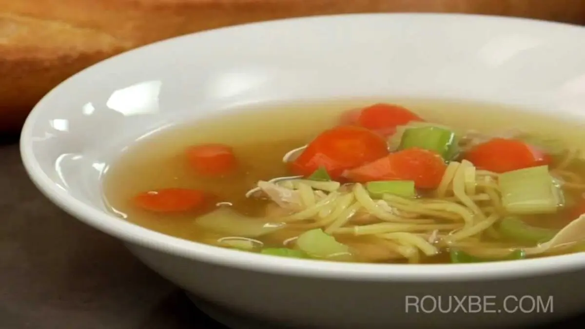 How to make a cloudy broth transparent. Video