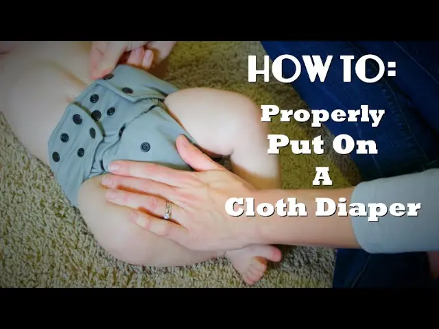 How to make a reusable diaper. Video