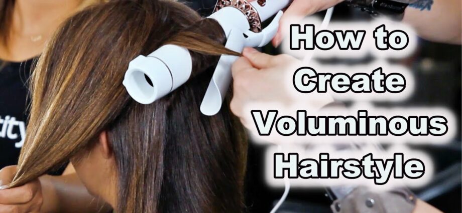 How to make a voluminous hairstyle? Video