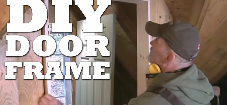 How to make and install a front door jamb