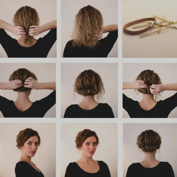 How to make curls, curls, bun: 40 photos