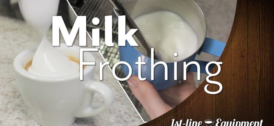 How to make milk froth? Video