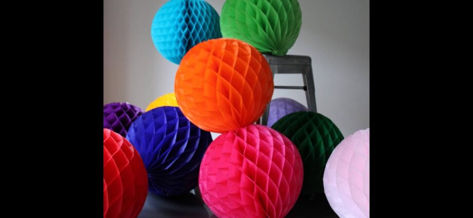 How to make paper balls