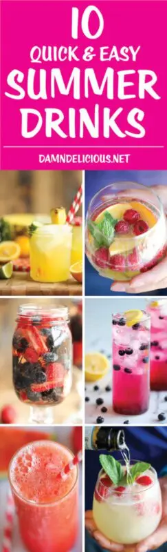 How to make quick chilled drinks